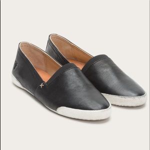 FRYE leather Melanie slip on shoes
